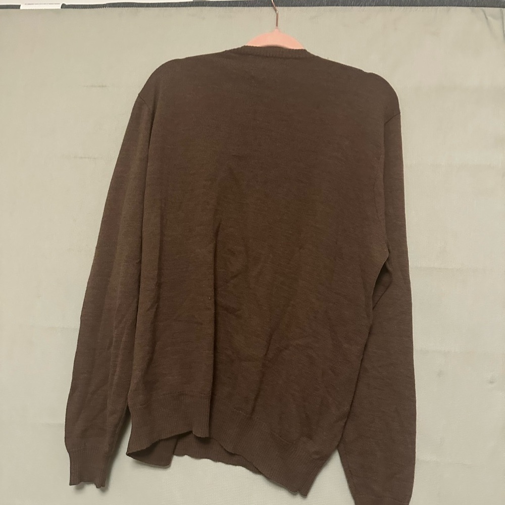 Polo Ralph Lauren Brown 100% Merino Wool Vneck Sweater Men XL
Condition 8/10 - Picture 8 of 8